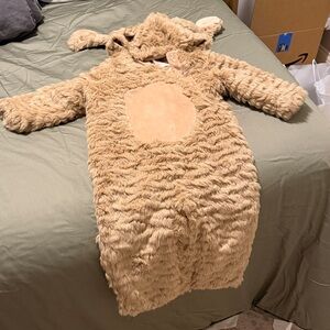 Pottery Barn Kids Tan Furry Baby Outfit- Puppy!!